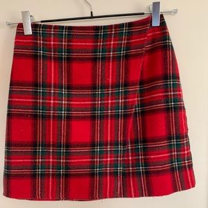 HCo Red Plaid Skirt